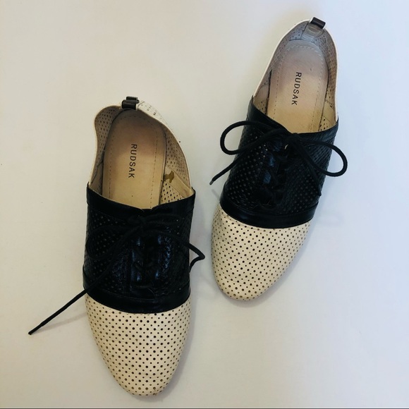 Rudsak loafers, soft leather, bowling pattern - Picture 2 of 6